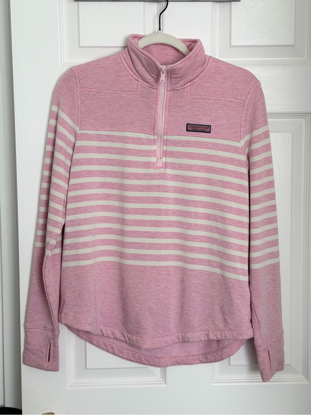 Vineyard Vines Dreamcloth Relaxed Shep Shirt Pink & White Stripe